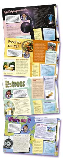 Examples of Secondary page layout